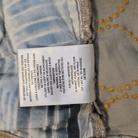 Chino by Anthropologie Size 28 Relaxed Straight Leg Pants - Picture 13 of 13